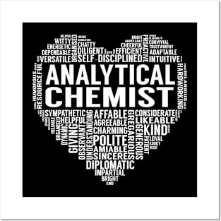 Analytical Chemist Heart Posters and Art